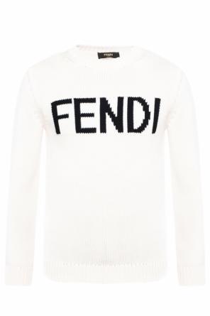 Sweter z wyszytym logo, zdjęcie 1 Sweter z wyszytym logo od Fendi